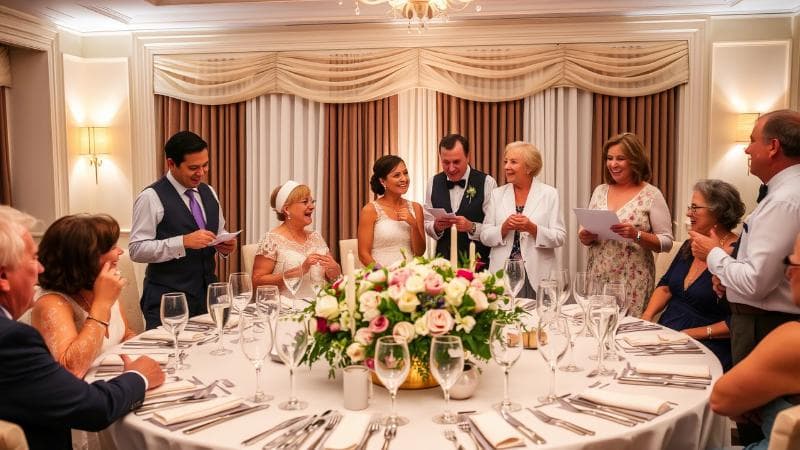 Family Friend of the Bride giving a wedding speech