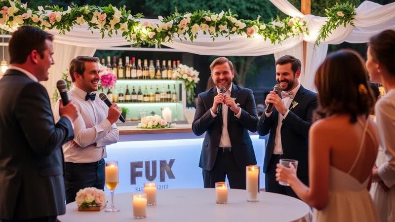 Friend of the Groom giving a wedding speech